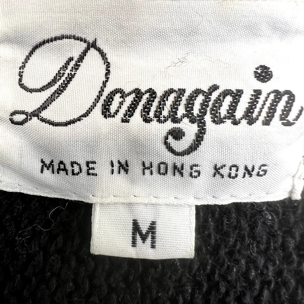 Vintage Donagain Sequin Silk Sweater M Long Sleeve Rabbit‎ Hair Blingy Sparkle - Picture 3 of 8